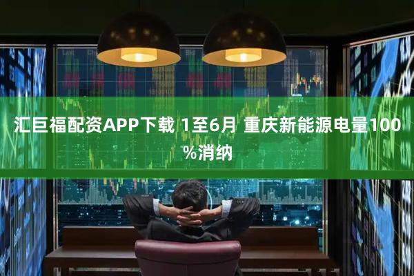 汇巨福配资APP下载 1至6月 重庆新能源电量100%消纳