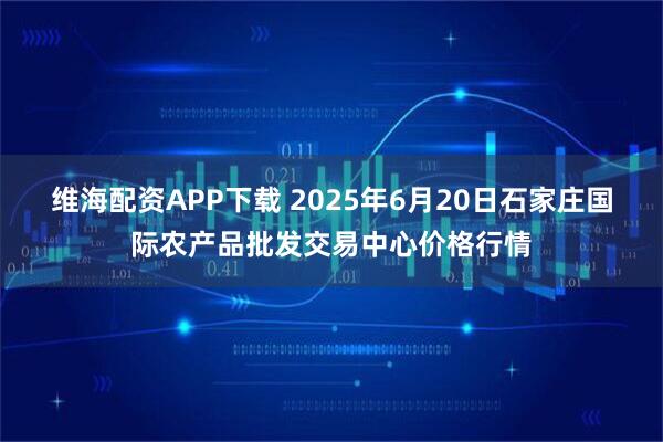 维海配资APP下载 2025年6月20日石家庄国际农产品批发交易中心价格行情